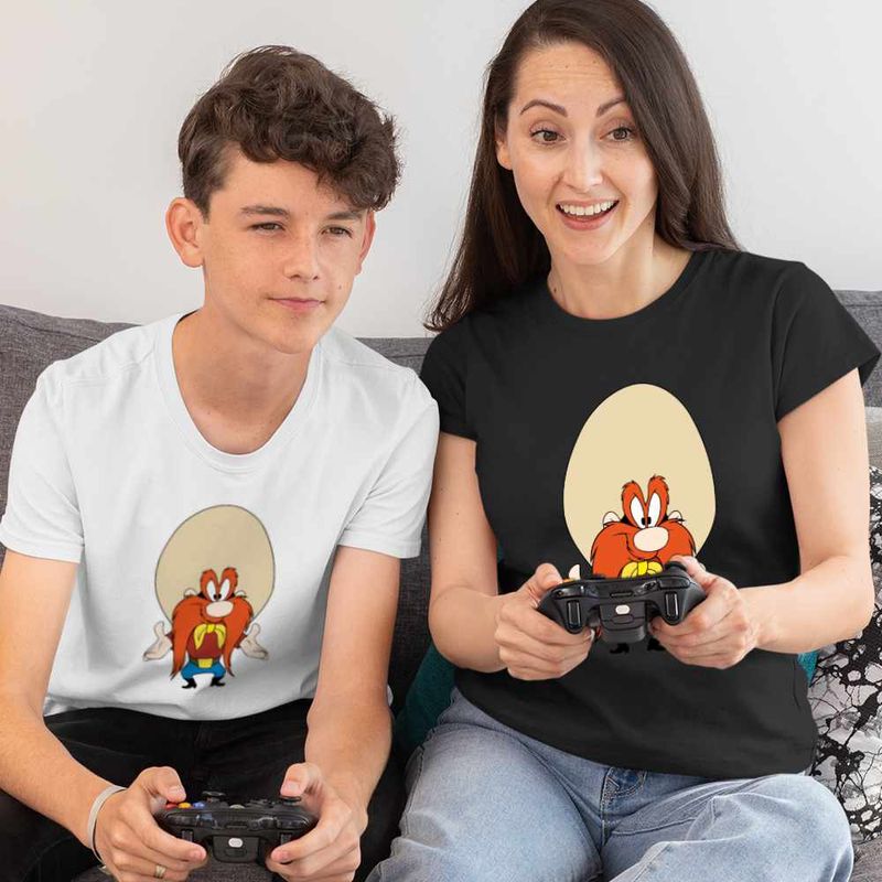 Fashion, accesorii si bijuterii - Copii - Imbracaminte copii - Tricouri copii - Tricou Copii Baieti Yosemite Sam Warner Bros, negru, marime L Copii - Infinity.ro