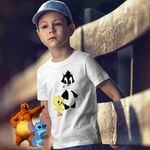 Fashion, accesorii si bijuterii - Copii - Imbracaminte copii - Tricouri copii - Tricou Copii Baieti Tweety Sylvester Scutec CoolTrend, alb, marime M Copii - Infinity.ro