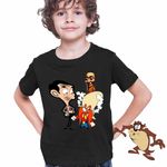Fashion, accesorii si bijuterii - Copii - Imbracaminte copii - Tricouri copii - Tricou Copii Baieti Yosemite Sam Mr Bean Tung Sahur Brainrot Italian, negru, marime L Copii - Infinity.ro