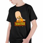 Fashion, accesorii si bijuterii - Copii - Imbracaminte copii - Tricouri copii - Tricou Copii Baieti Yosemite Sam Wanted, negru, marime XL Copii - Infinity.ro