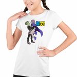 Fashion, accesorii si bijuterii - Copii - Imbracaminte copii - Tricouri copii - Tricou Copii Fete Beast Raven Fanart Teen Titans Go Titani CoolTrend, alb, marime S Copii - Infinity.ro