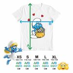 Fashion, accesorii si bijuterii - Copii - Imbracaminte copii - Tricouri copii - Tricou Copii Baieti Strumfii Indragostit Dragobete Valentine Day CoolTrend, alb, marime S Copii - Infinity.ro