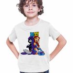 Fashion, accesorii si bijuterii - Copii - Imbracaminte copii - Tricouri copii - Tricou Copii Baieti Raven Starfire Tineri Titani CoolTrend, alb, marime L Copii - Infinity.ro