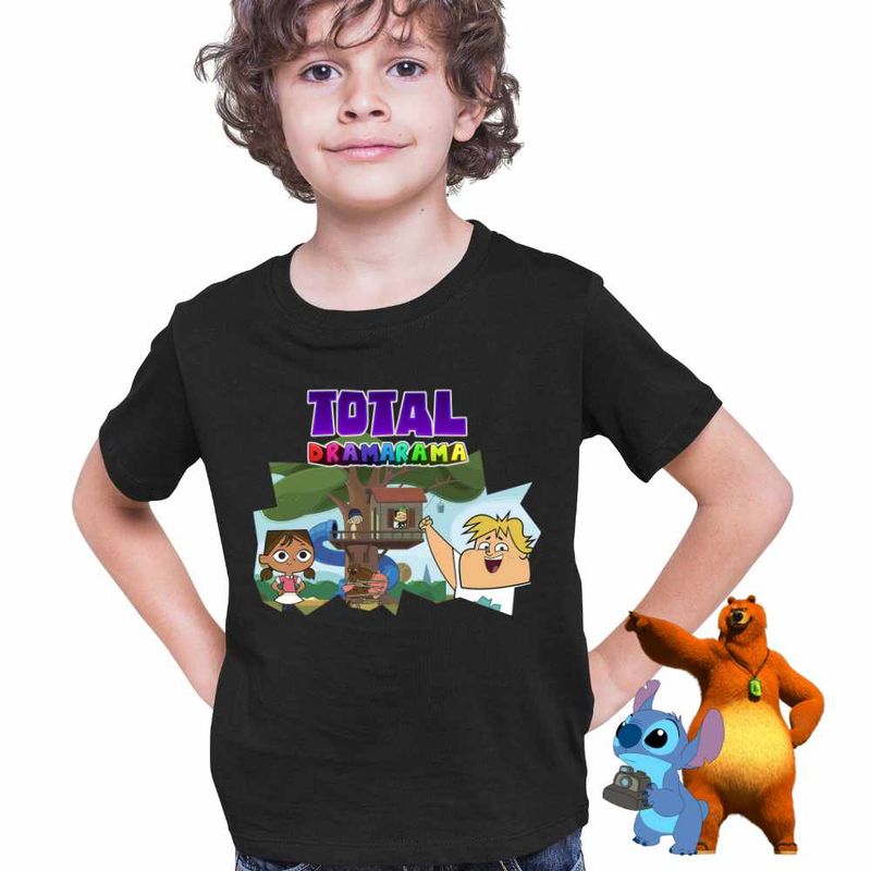 Fashion, accesorii si bijuterii - Copii - Imbracaminte copii - Tricouri copii - Tricou Copii Baieti Gradinita Dramei Totale CoolTrend, negru, marime M Copii - Infinity.ro
