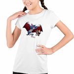 Fashion, accesorii si bijuterii - Copii - Imbracaminte copii - Tricouri copii - Tricou Copii Fete Tom si Jerry Dracula Vampiri Halloween Horror CoolTrend, alb, marime S Copii - Infinity.ro
