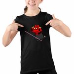 Fashion, accesorii si bijuterii - Copii - Imbracaminte copii - Tricouri copii - Tricou Copii Fete Peppa Star Wars Darth Maul CoolTrend, negru, marime XS Copii - Infinity.ro