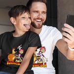 Fashion, accesorii si bijuterii - Copii - Imbracaminte copii - Tricouri copii - Tricou Copii Baieti Bunnicula Draculas Vampirul Iepuras All Gang CoolTrend, alb, marime M Copii - Infinity.ro