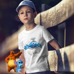 Fashion, accesorii si bijuterii - Copii - Imbracaminte copii - Tricouri copii - Tricou Copii Baieti Bebe Strumf Strunf CoolTrend, alb, marime XL Copii - Infinity.ro
