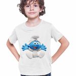 Fashion, accesorii si bijuterii - Copii - Imbracaminte copii - Tricouri copii - Tricou Copii Baieti Bebe Strumf Strunf CoolTrend, alb, marime XL Copii - Infinity.ro