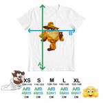 Fashion, accesorii si bijuterii - Copii - Imbracaminte copii - Tricouri copii - Tricou Copii Fete Taz Mafiot Diavol Tasmanian, alb, marime XL Copii - Infinity.ro