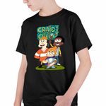 Fashion, accesorii si bijuterii - Copii - Imbracaminte copii - Tricouri copii - Tricou Copii Baieti Craig si Dumbrava Kelsey Mercer CoolTrend, negru, marime XL Copii - Infinity.ro