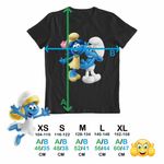 Fashion, accesorii si bijuterii - Copii - Imbracaminte copii - Tricouri copii - Tricou Copii Fete Rusinosul Floricica Blossom Strumfii CoolTrend, negru, marime XS Copii - Infinity.ro
