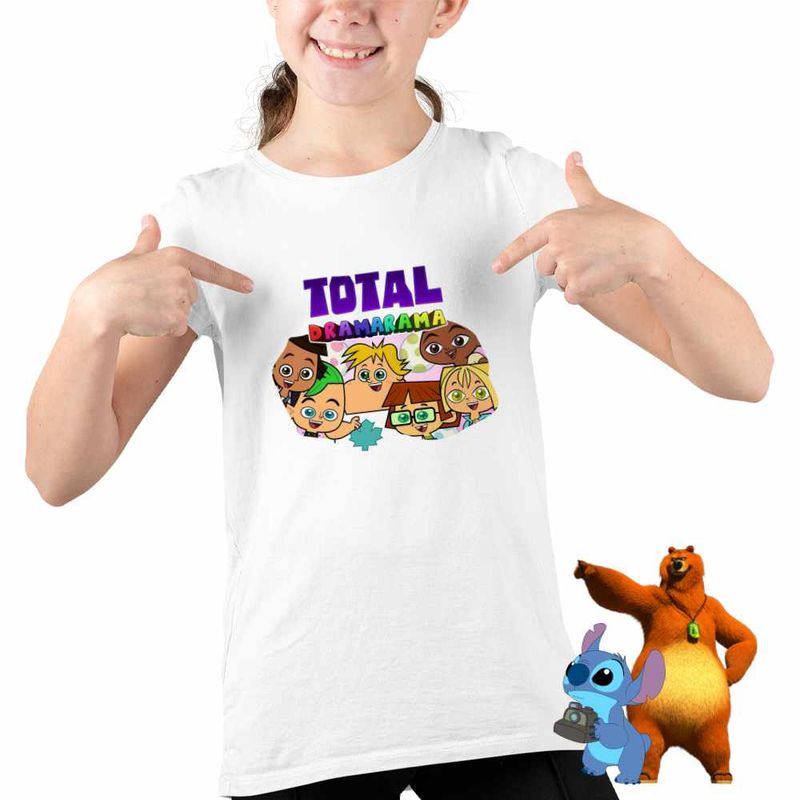 Fashion, accesorii si bijuterii - Copii - Imbracaminte copii - Tricouri copii - Tricou Copii Fete Gradinita Dramei Totale Copilarie Dramarama CoolTrend, alb, marime XS Copii - Infinity.ro
