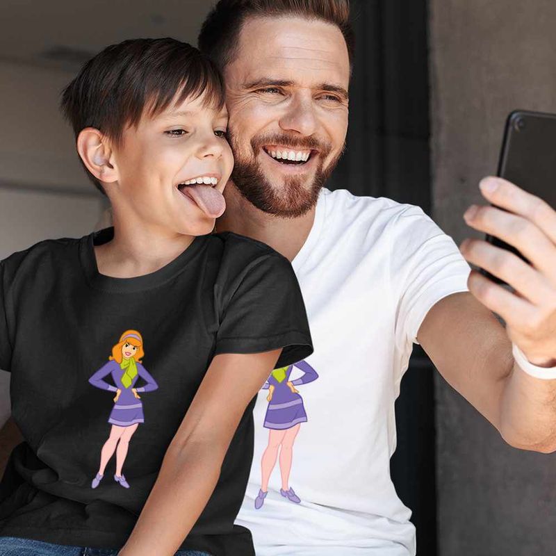 Fashion, accesorii si bijuterii - Copii - Imbracaminte copii - Tricouri copii - Tricou Copii Baieti Scooby Doo Daphne Blake, alb, marime XL Copii - Infinity.ro