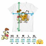 Fashion, accesorii si bijuterii - Copii - Imbracaminte copii - Tricouri copii - Tricou Copii Baieti Garfield Dream Team Pisici, alb, marime S Copii - Infinity.ro