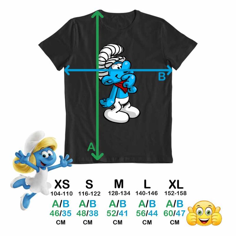Fashion, accesorii si bijuterii - Copii - Imbracaminte copii - Tricouri copii - Tricou Copii Baieti Strumf Inginerul CoolTrend, negru, marime XS Copii - Infinity.ro