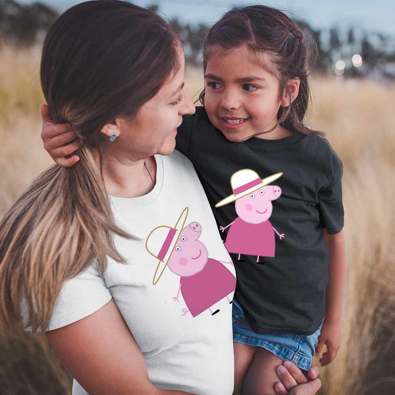 Fashion, accesorii si bijuterii - Copii - Imbracaminte copii - Tricouri copii - Tricou Copii Fete Bunica Purcelusa Peppa Pig CoolTrend, alb, marime S Copii - Infinity.ro
