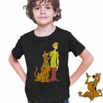 Fashion, accesorii si bijuterii - Copii - Imbracaminte copii - Tricouri copii - Tricou Copii Baieti Scooby Doo Shaggy Dog German, negru, marime M Copii - Infinity.ro