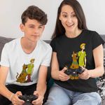 Fashion, accesorii si bijuterii - Copii - Imbracaminte copii - Tricouri copii - Tricou Copii Baieti Scooby Doo Shaggy Dog German, negru, marime M Copii - Infinity.ro