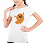 Fashion, accesorii si bijuterii - Copii - Imbracaminte copii - Tricouri copii - Tricou Copii Fete Lamput Desene Animate CoolTrend, alb, marime S Copii - Infinity.ro