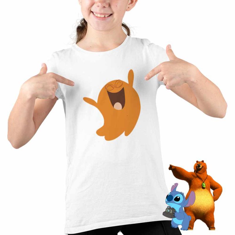 Fashion, accesorii si bijuterii - Copii - Imbracaminte copii - Tricouri copii - Tricou Copii Fete Lamput Desene Animate CoolTrend, alb, marime S Copii - Infinity.ro