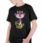 Fashion, accesorii si bijuterii - Copii - Imbracaminte copii - Tricouri copii - Tricou Copii Baieti Taffy Mish Desen Animat CoolTrend, negru, marime L Copii - Infinity.ro