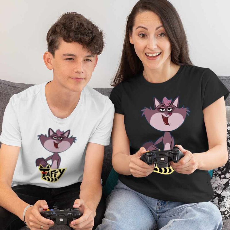 Fashion, accesorii si bijuterii - Copii - Imbracaminte copii - Tricouri copii - Tricou Copii Baieti Taffy Mish Desen Animat CoolTrend, negru, marime L Copii - Infinity.ro