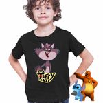 Fashion, accesorii si bijuterii - Copii - Imbracaminte copii - Tricouri copii - Tricou Copii Baieti Taffy Mish Desen Animat CoolTrend, negru, marime L Copii - Infinity.ro