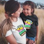 Fashion, accesorii si bijuterii - Copii - Imbracaminte copii - Tricouri copii - Tricou Copii Fete Familia Green la Oras Bunica CoolTrend, alb, marime S Copii - Infinity.ro
