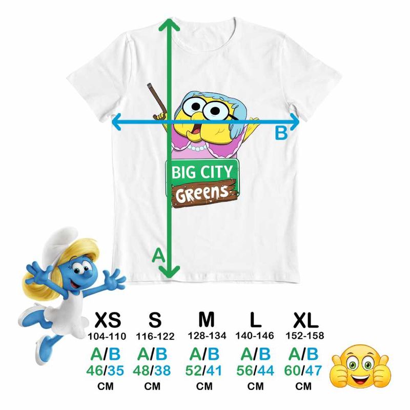 Fashion, accesorii si bijuterii - Copii - Imbracaminte copii - Tricouri copii - Tricou Copii Fete Familia Green la Oras Bunica CoolTrend, alb, marime S Copii - Infinity.ro