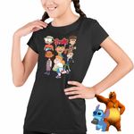 Fashion, accesorii si bijuterii - Copii - Imbracaminte copii - Tricouri copii - Tricou Copii Fete StuGo Toata Gasca de Studenti Elevi CoolTrend, negru, marime M Copii - Infinity.ro