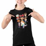 Fashion, accesorii si bijuterii - Copii - Imbracaminte copii - Tricouri copii - Tricou Copii Fete StuGo Toata Gasca de Studenti Elevi CoolTrend, negru, marime M Copii - Infinity.ro