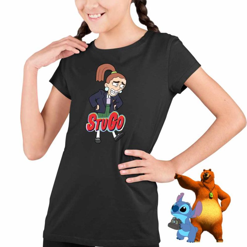 Fashion, accesorii si bijuterii - Copii - Imbracaminte copii - Tricouri copii - Tricou Copii Fete StuGo Merian Biolog Student CoolTrend, negru, marime S Copii - Infinity.ro