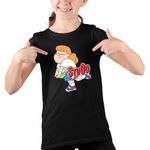 Fashion, accesorii si bijuterii - Copii - Imbracaminte copii - Tricouri copii - Tricou Copii Fete StuGo Sara Guvernare Elevi Insula CoolTrend, negru, marime XL Copii - Infinity.ro
