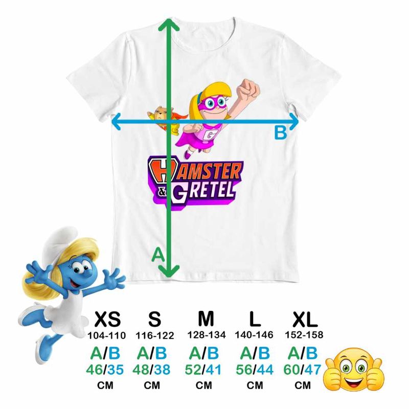 Fashion, accesorii si bijuterii - Copii - Imbracaminte copii - Tricouri copii - Tricou Copii Baieti Hamster Gretel Grant Gomez CoolTrend, alb, marime S Copii - Infinity.ro