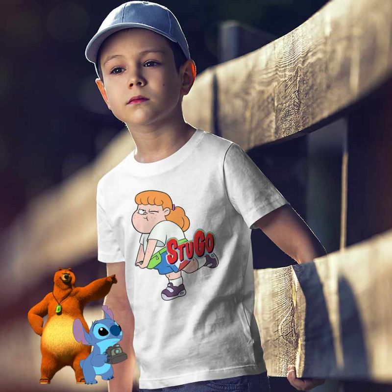 Fashion, accesorii si bijuterii - Copii - Imbracaminte copii - Tricouri copii - Tricou Copii Baieti StuGo Sara Guvernare Elevi Insula CoolTrend, alb, marime XL Copii - Infinity.ro
