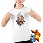 Fashion, accesorii si bijuterii - Copii - Imbracaminte copii - Tricouri copii - Tricou Copii Fete Mrs Muchmore Taffy Bentley CoolTrend, alb, marime XS Copii - Infinity.ro