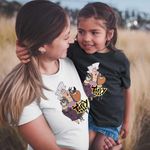 Fashion, accesorii si bijuterii - Copii - Imbracaminte copii - Tricouri copii - Tricou Copii Fete Mrs Muchmore Taffy Bentley CoolTrend, alb, marime XS Copii - Infinity.ro