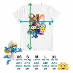 Fashion, accesorii si bijuterii - Copii - Imbracaminte copii - Tricouri copii - Tricou Copii Baieti StuGo Tung Sahur Lemingi Bunica Green Maimuta George Eroi Pijama CoolTrend, alb, marime M Copii - Infinity.ro
