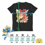 Fashion, accesorii si bijuterii - Copii - Imbracaminte copii - Tricouri copii - Tricou Copii Fete StuGo Desen Animat CoolTrend, negru, marime L Copii - Infinity.ro