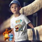 Fashion, accesorii si bijuterii - Copii - Imbracaminte copii - Tricouri copii - Tricou Copii Baieti Kiff Desene Animate CoolTrend, alb, marime M Copii - Infinity.ro