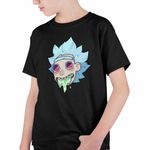 Fashion, accesorii si bijuterii - Copii - Imbracaminte copii - Tricouri copii - Tricou Copii Baieti Rick and Morty Legend, negru, marime M Copii - Infinity.ro