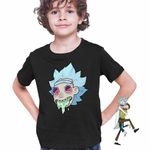 Fashion, accesorii si bijuterii - Copii - Imbracaminte copii - Tricouri copii - Tricou Copii Baieti Rick and Morty Legend, negru, marime M Copii - Infinity.ro