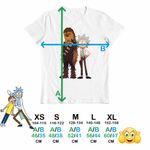 Fashion, accesorii si bijuterii - Copii - Imbracaminte copii - Tricouri copii - Tricou Copii Baieti Rick and Morty Chewbacca Star Wars, alb, marime XS Copii - Infinity.ro