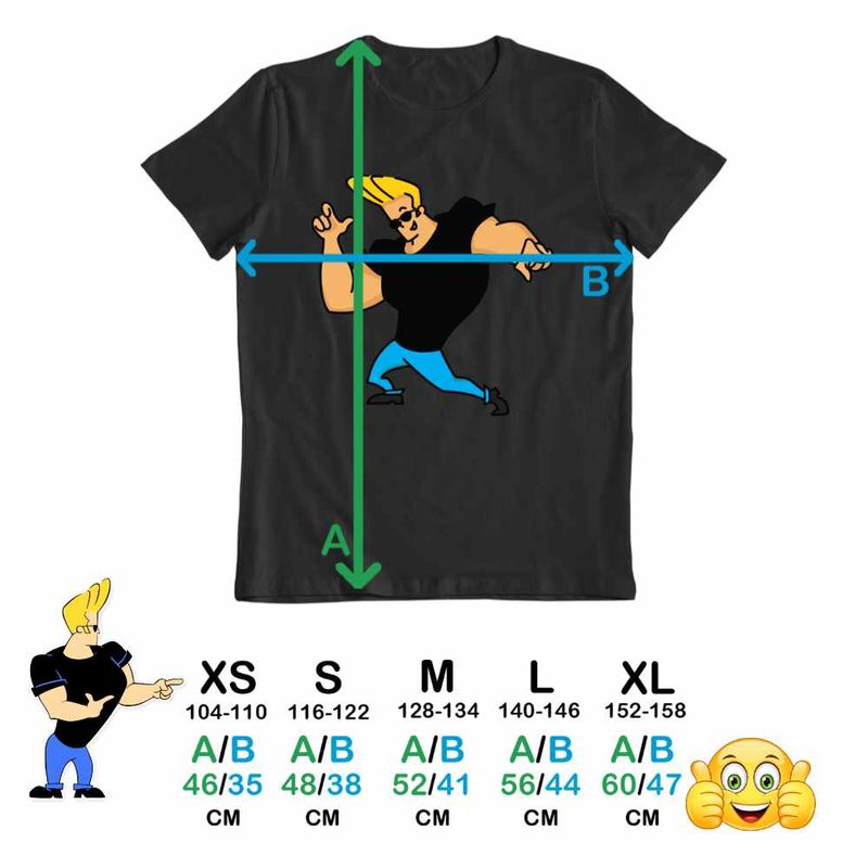 Fashion, accesorii si bijuterii - Copii - Imbracaminte copii - Tricouri copii - Tricou Copii Baieti Johnny Bravo Elvis Presley Sport, negru, marime XS Copii - Infinity.ro