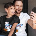 Fashion, accesorii si bijuterii - Copii - Imbracaminte copii - Tricouri copii - Tricou Copii Baieti Doctorul Strumfii Urgenta Medic CoolTrend, alb, marime XL Copii - Infinity.ro
