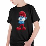 Fashion, accesorii si bijuterii - Copii - Imbracaminte copii - Tricouri copii - Tricou Copii Baieti Strumfii Papa Strumf Strunf CoolTrend, negru, marime XS Copii - Infinity.ro