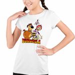 Fashion, accesorii si bijuterii - Copii - Imbracaminte copii - Tricouri copii - Tricou Copii Fete Bunnicula Draculas Vampirul Iepuras All Gang CoolTrend, alb, marime S Copii - Infinity.ro