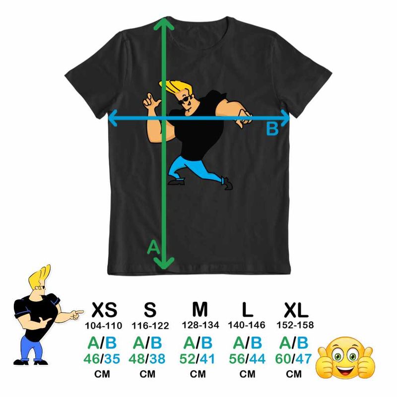 Fashion, accesorii si bijuterii - Copii - Imbracaminte copii - Tricouri copii - Tricou Copii Fete Johnny Bravo Elvis Presley Sport, negru, marime XL Copii - Infinity.ro
