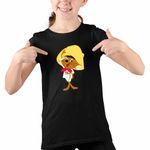 Fashion, accesorii si bijuterii - Copii - Imbracaminte copii - Tricouri copii - Tricou Copii Fete Speedy Gonzales Looney Tunes, negru, marime M Copii - Infinity.ro